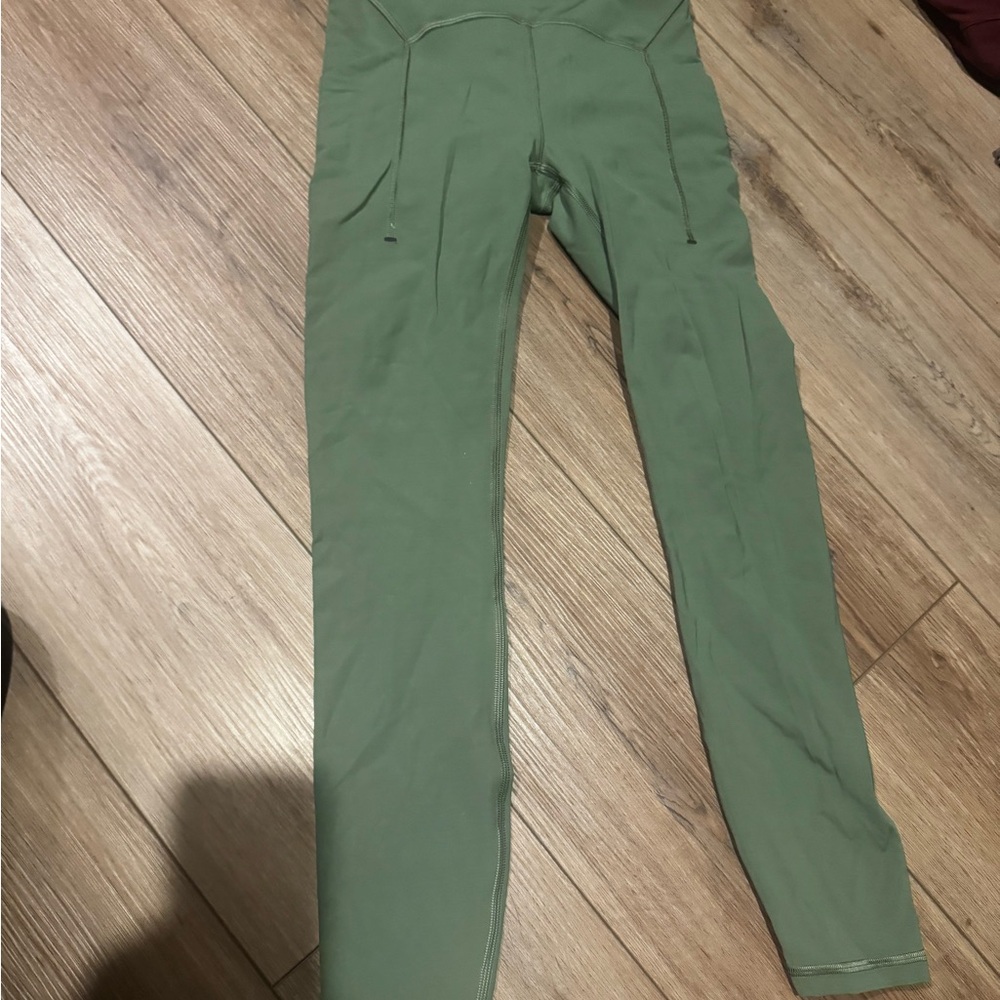 lululemon athletica High ride tight Green Leggings